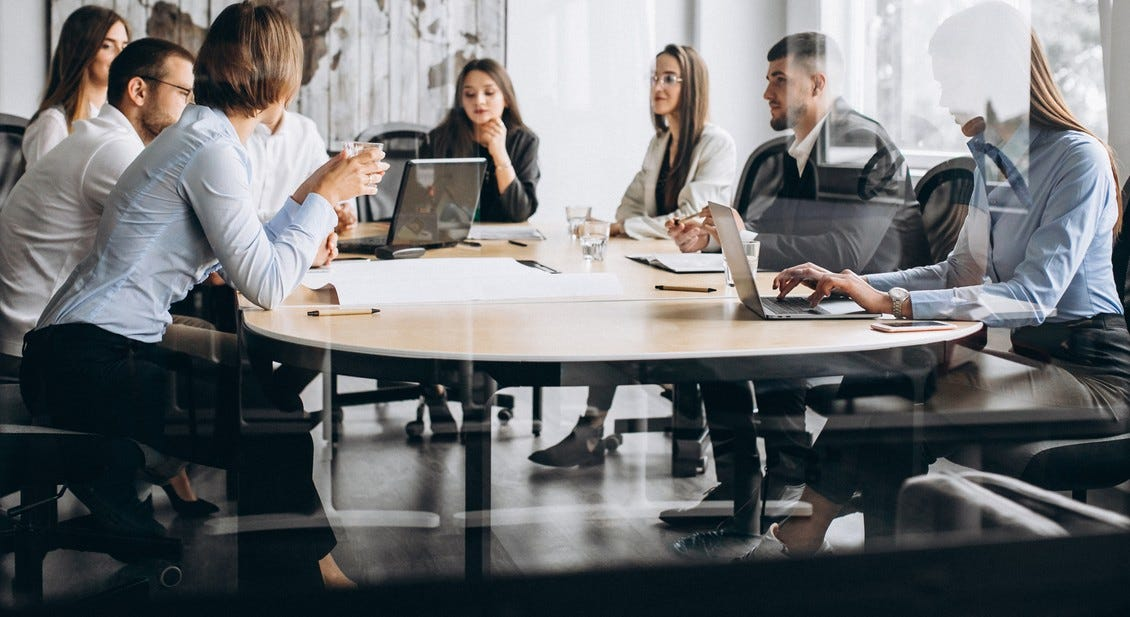 Business team meeting